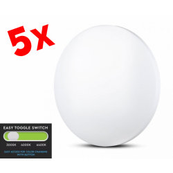 5KOM NADOMETNI LED PANEL SKU217603 / MILKY COVER 3in1