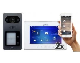 DAHUA VTO3211D-P2 + VTH5221DW-S2/2 BARVNI VIDEO DOMOFON