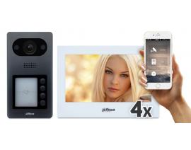 DAHUA VTO3211D-P4-S2 + VTH2621GW-P/4 BARVNI VIDEO DOMOFON