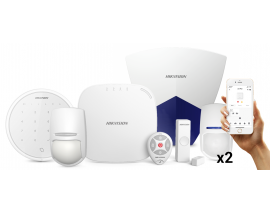 HIKVISION ALARM KOMPLET DS-PWA32-KG-P10P + ZUNANJA SIRENA + BREZŽIČNA TIPKOVNICA