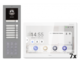 HIKVISION 8003IME1/KDKP/KDKK/9510WTE BARVNI VIDEO DOMOFON