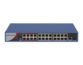 HIKVISION DS-3E0326P-EM/B POE SWITCH 25 PORTNO POE STIKALO