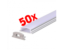 KOMPLET NADGRADNI LED ALU PROFIL A0618-3M / 150M