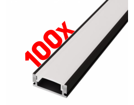 KOMPLET NADGRADNI LED ALU PROFIL B-A0717-3M / 300M