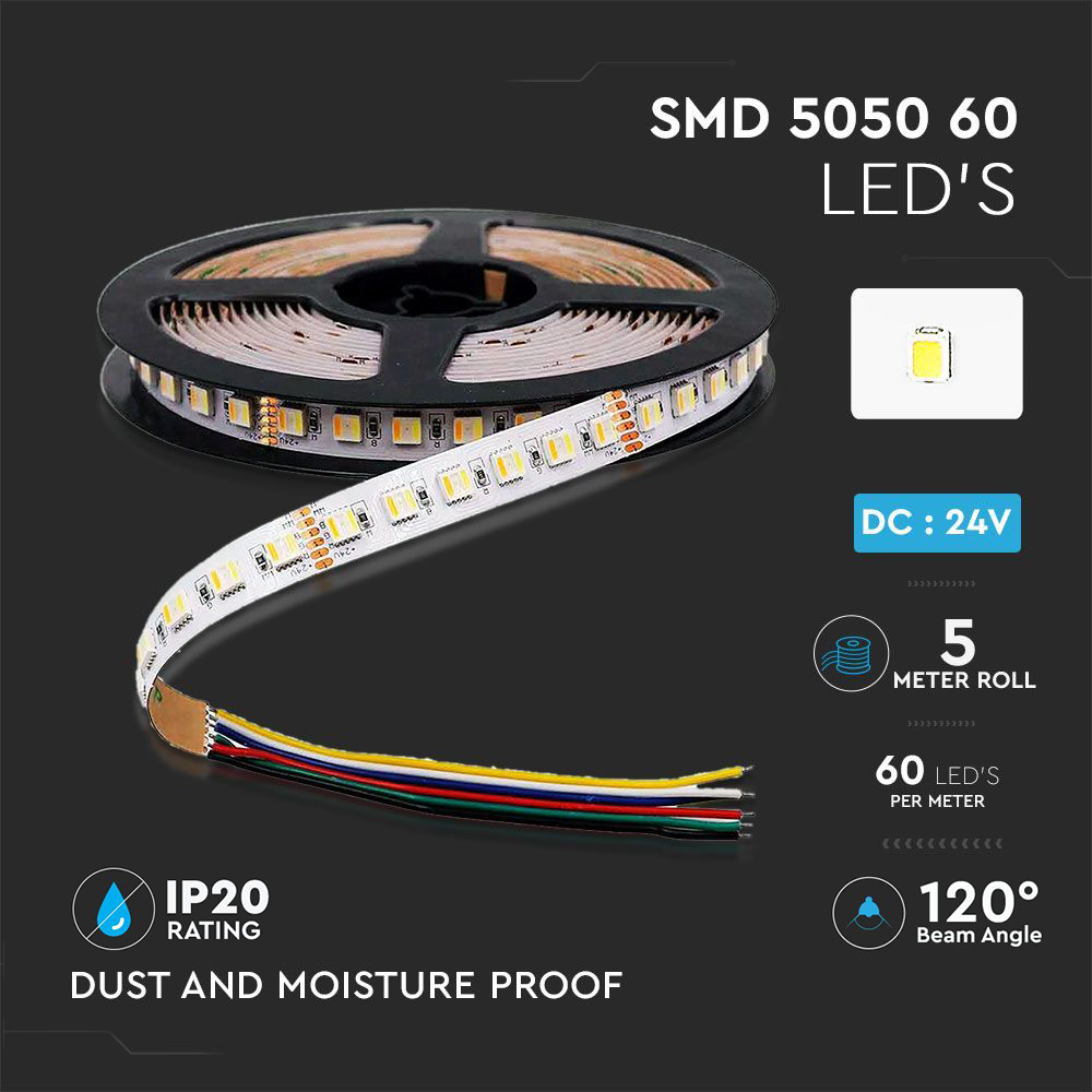 LED TRAK SKU2895 / SMD5050 x 60Led/m / 1680Lm / 3v1 + RGB