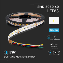 LED TRAK SKU2895 / SMD5050 x 60Led/m / 1680Lm / 3v1 + RGB