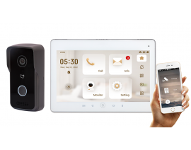 POLICEtech VDO2001D-S2 + VDI5010DW VIDEO DOMOFON