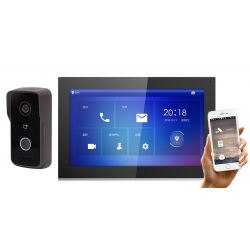 POLICEtech VDO2001D-S2 + VDI5010G-W VIDEO DOMOFON