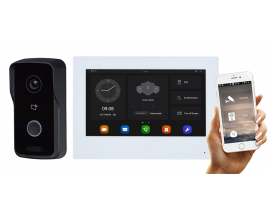 POLICEtech VDO2001D-S2 + VDI5A07GW-W VIDEO DOMOFON