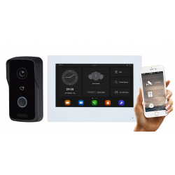 POLICEtech VDO2001D-S2 + VDI5A07GW-W VIDEO DOMOFON