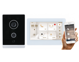 POLICEtech VDO2001G-WP + VDI5007GW VIDEO DOMOFON