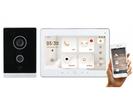 POLICEtech VDO2001G-WP + VDI5010DW VIDEO DOMOFON