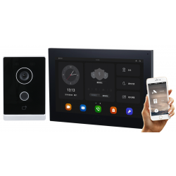 POLICEtech VDO2001G-WP + VDI5A10G-W VIDEO DOMOFON