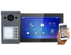 VDO3004Q-WP + VDI5010G-W BARVNI VIDEO DOMOFON