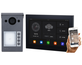 VDO3004Q-WP + VDI5A10G-W BARVNI VIDEO DOMOFON