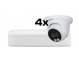 VIDEO NADZORNI KOMPLET NVR2104-I + HDW3549TM-AS-LED /4