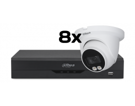 VIDEO NADZORNI KOMPLET NVR2108HS-I + HDW3549TM-AS-LED  /8
