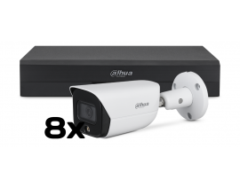 VIDEO NADZORNI KOMPLET NVR2108HS-I + HFW3549E-AS-LED /8