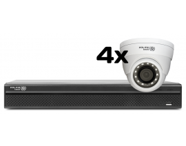 VIDEO NADZORNI KOMPLET XVR0401H-5M-AI + Q4-D5100M /4