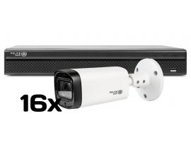 VIDEO NADZORNI KOMPLET XVR1601-8M-X + Q4-B8301R-Z-IRE6 /16