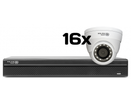 VIDEO NADZORNI KOMPLET XVR1601H-5M-AI + Q4-D5100M /16