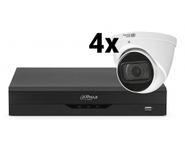 VIDEO NADZORNI KOMPLET XVR5104HS-4KL-I3 + Q4-D8502T-Z-A /4
