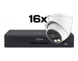 VIDEO NADZORNI KOMPLET XVR5116H-4KL-I3 + HAC-HDW1801T-IL-A /16