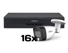 VIDEO NADZORNI KOMPLET XVR5116H-4KL-I3 + HAC-HFW1801CM-IL-A /16