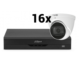 VIDEO NADZORNI KOMPLET XVR5116H-4KL-I3 + Q4-D8502T-Z-A /16
