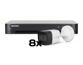 VIDEO NADZORNI KOMPLET iDS-7208HUHI-M1/S/A + Q4-B8200-16 /8