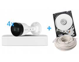 VIDEO NADZORNI PAKET EZ-IP NVR1B04P-B1B20-L/4