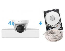VIDEO NADZORNI PAKET EZ-IP NVR1B04P-T1B20-L/4