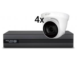 VIDEO NADZORNI KOMPLET NVR0401-S3 + IPC-T2B40-ZS x4